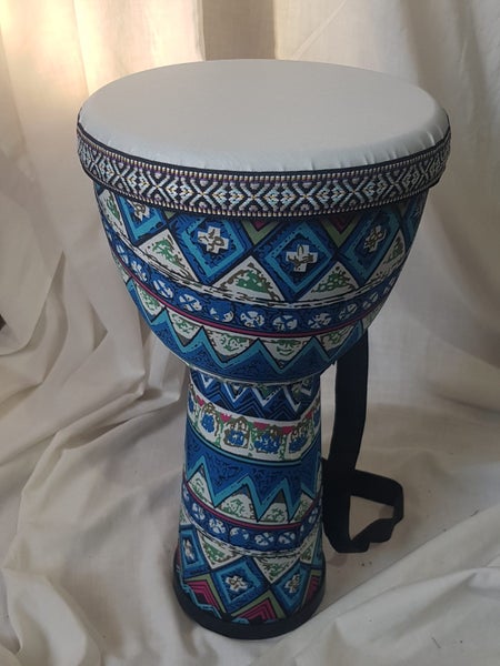 Djembe - Nice colours. 40 cm X 22 cm. Gd quality. Gd condition. new. sounds gd. Carousel 1