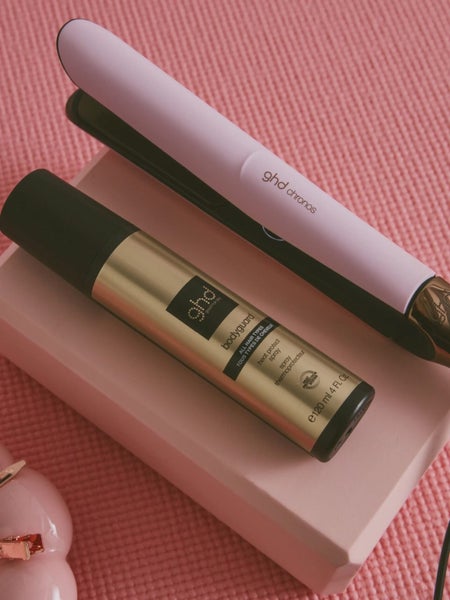 GHD pink sorbet chronos with free GHD heat protectant Carousel 2