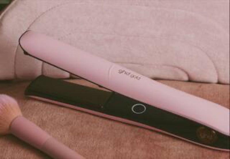 GHD pink sorbet gold + free GHD heat protectant Carousel 6
