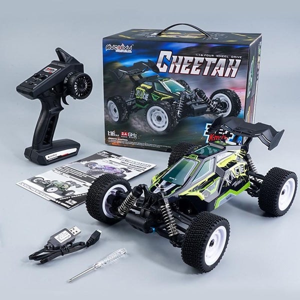 Green 1 16 2.4G Rc Off Road Racing Car Toy Electric 4Wd Remote Controlled Toys Carousel 2