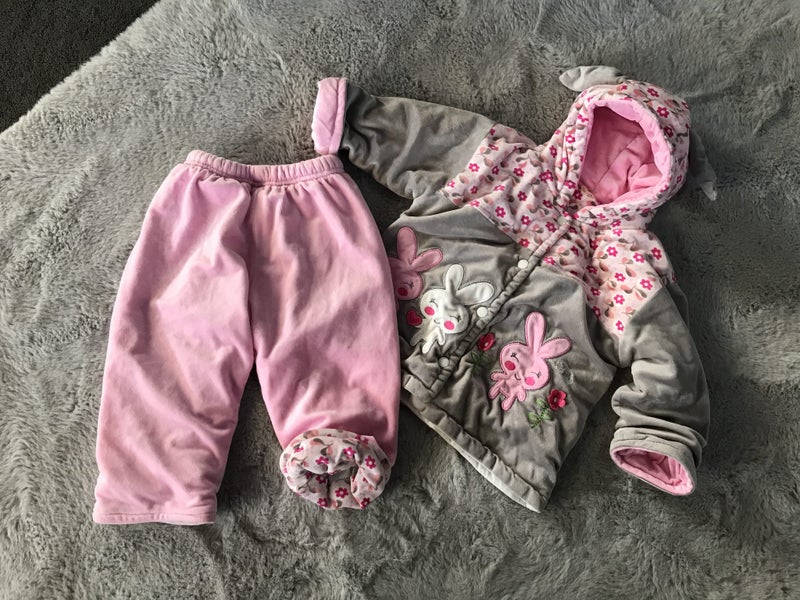 Warm jacket and pants 6 -12 mths Carousel 1