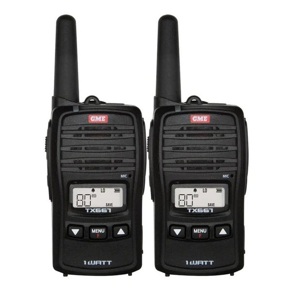 GME TX667TP 1-Watt UHF CB Handheld Radio - Twin Pack Carousel 1
