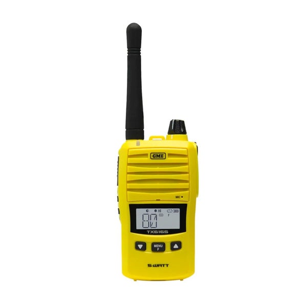 GME TX6165X 5-Watt IP67 UHF CB Handheld Radio Carousel 1