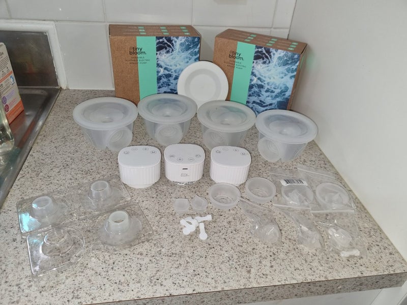 Tiny Bloom Wearable Breast Pump Set +Heaps Extra Parts62931717782402111