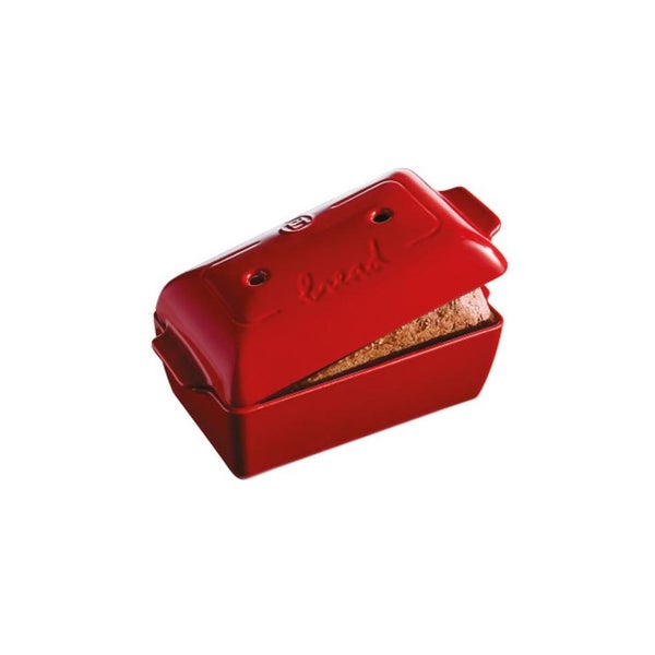 Emile Henry Bread Loaf Baker - Burgundy (EH345504) Carousel 1