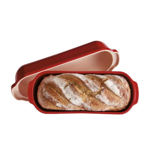 Emile Henry Large Bread Loaf Baker - Burgundy (EH345503) Carousel 2
