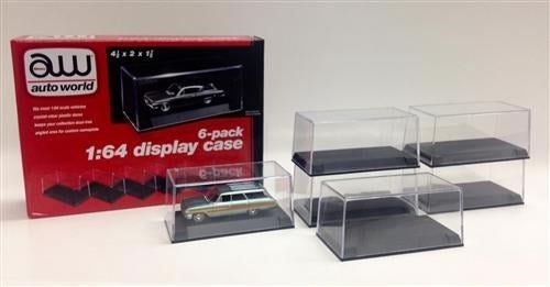 Auto World AWDC008 1/64 Display Cases (6 Pack) Carousel 1