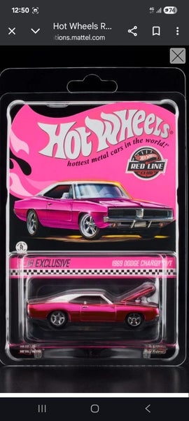 HOT WHEELS RLC EXCLUSIVE '69 DODGE CHARGER R/T (2025)62931718857985117