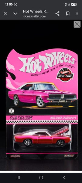 HOT WHEELS RLC EXCLUSIVE '69 DODGE CHARGER R/T (2025)62931718857985111