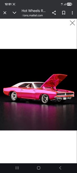 HOT WHEELS RLC EXCLUSIVE '69 DODGE CHARGER R/T (2025)62931718857985113