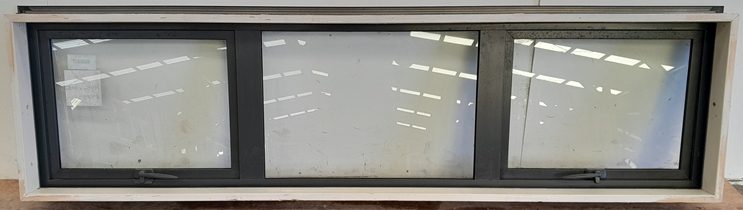 Denim Blue Aluminium Twin Awning Window H450 x W1695 DR13838 Carousel 2