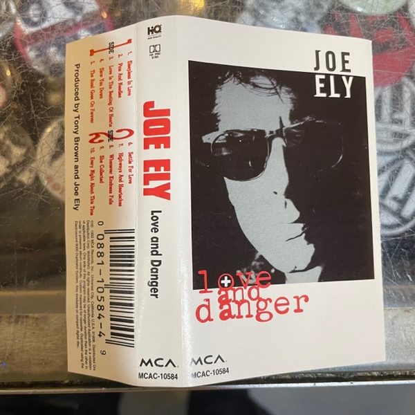 JOE ELY - LOVE AND DANGER (CASSETTE) Carousel 1