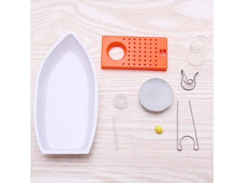 1 Pc/Box DIY Steamship For Children's Physics Math Education Science Experiment Carousel 1
