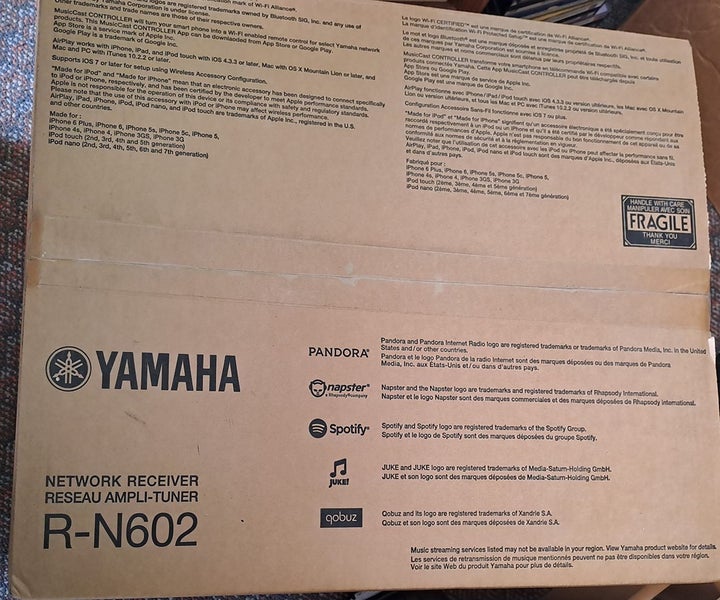 Brand New Yamaha R-N602 Amplifier for sale.62932732202113111