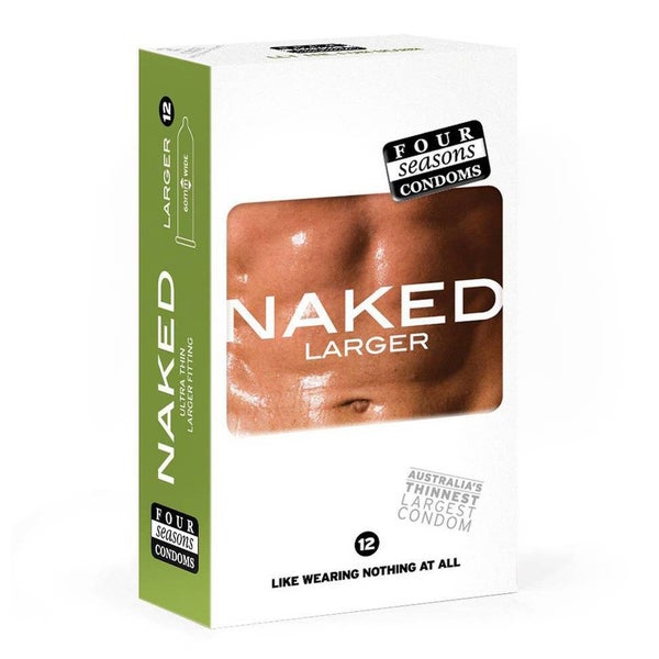 Four Seasons Naked Larger Ultra Thin Condoms 12 Pack Carousel 1
