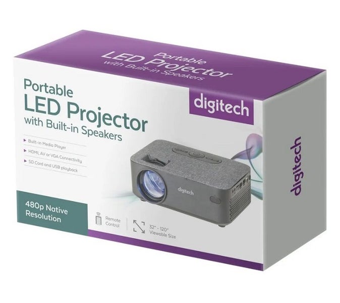 Digitech AV Projector with HDMIx2, USB and VGA Inputs, Built-in Speakers AP4006 Carousel 3