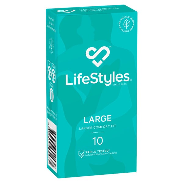 LifeStyles(R) Large Condoms 10 Pack Carousel 1