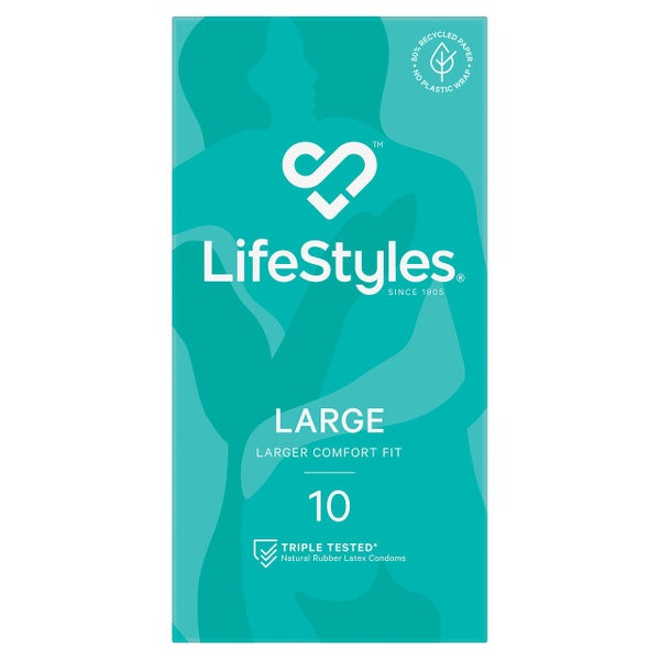 LifeStyles(R) Large Condoms 10 Pack Carousel 2