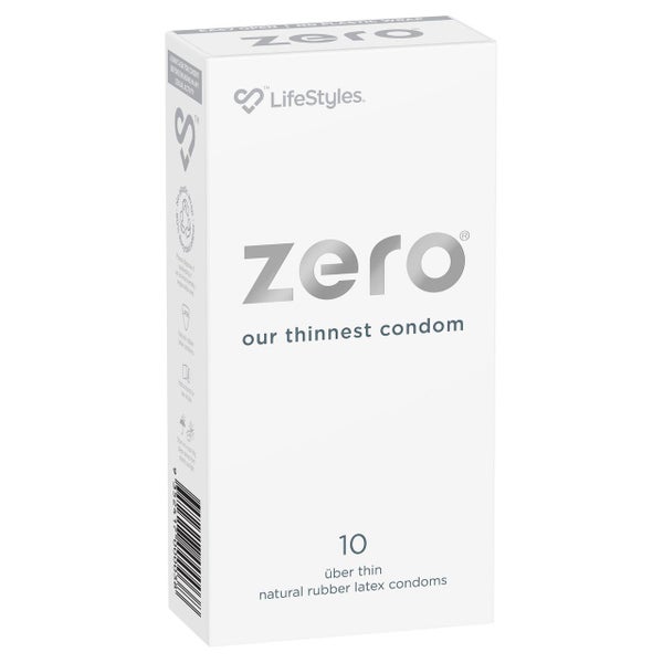 LifeStyles(R) Zero(R) Condoms 10 Pack Carousel 1