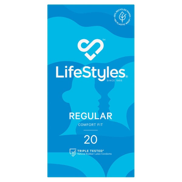 LifeStyles(R) Regular Condoms 20 Pack Carousel 2