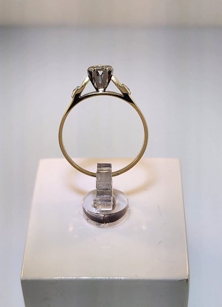 9ct Yellow Gold & Diamond Solitaire Ring Carousel 2