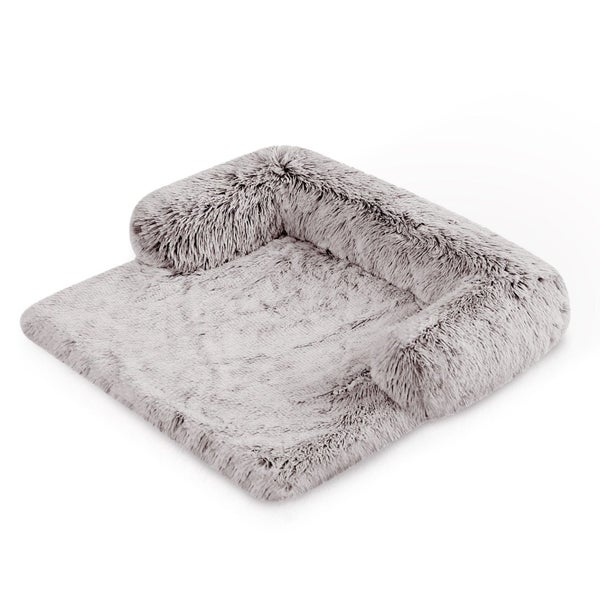 Pet Sofa Bed Dog Calming Cover Protector Cushion Plush Mat Gradient Brown Pet B Carousel 1