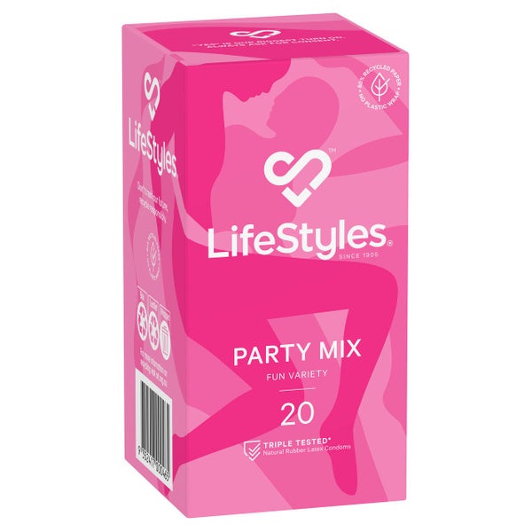 LifeStyles(R) Party Mix Condoms 20 Pack Carousel 1
