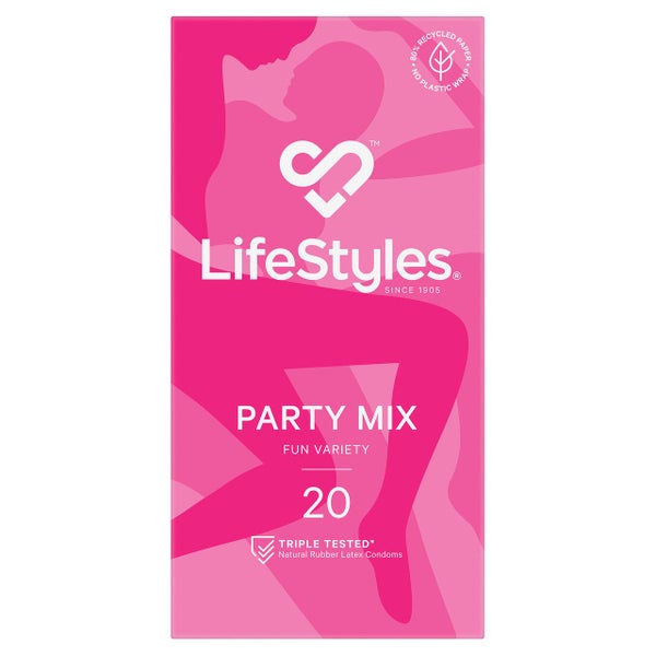 LifeStyles(R) Party Mix Condoms 20 Pack Carousel 2