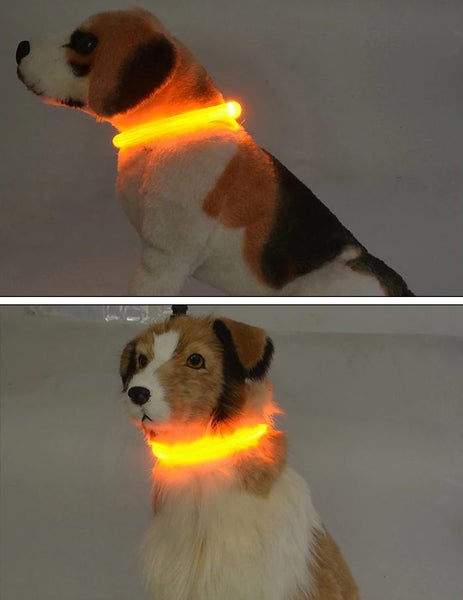 LED Flashing Dog Safety Collar S Carousel 1