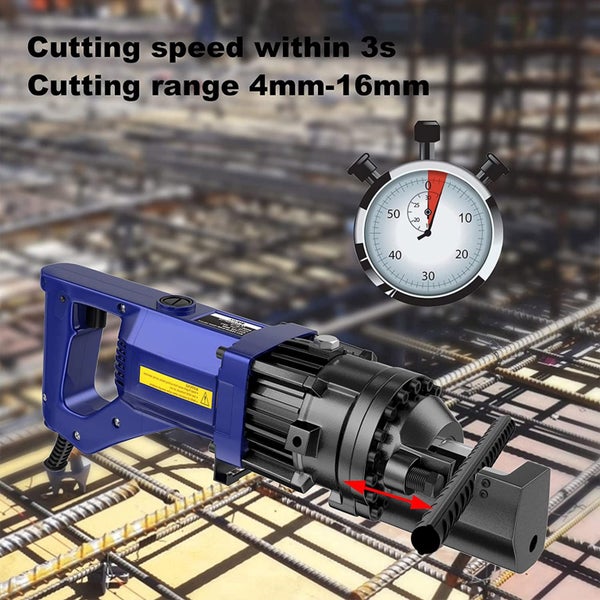 900W Hydraulic Electric Rebar Cutter Carousel 1