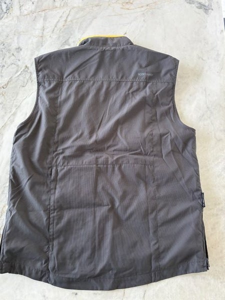 SCOTTeVEST BEST TRAVEL VEST FOR MEN FOSSIL GREY+ MUSTARD MEDIUM62983258300803112