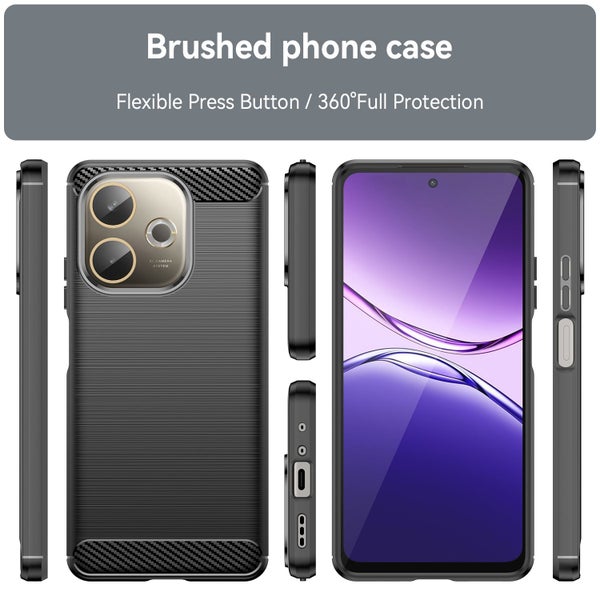 OPPO A Series Find X8 Pro Carbon Fibre Shockproof TPU Case Carousel 8