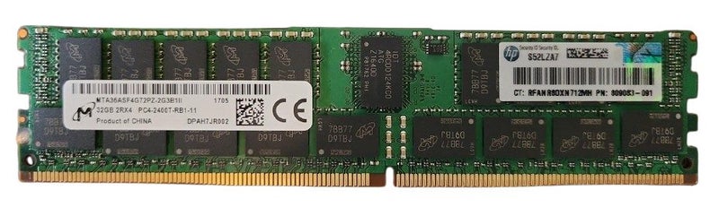 32Gb DDR4 PC4-2400T-R 2Rx4 ECC REG DIMMs suitable for most brands of servers Carousel 1