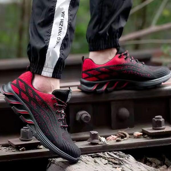 Steel Toe Work Shoes Safety Sneakers Industrial Lightweight Puncture Proof Carousel 1