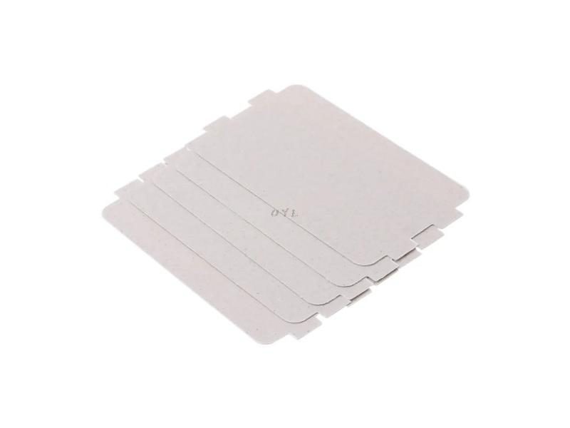 5Pcs Microwave Oven Mica Plate Sheet Thick Replacement Part 107x64mm For Media Carousel 2