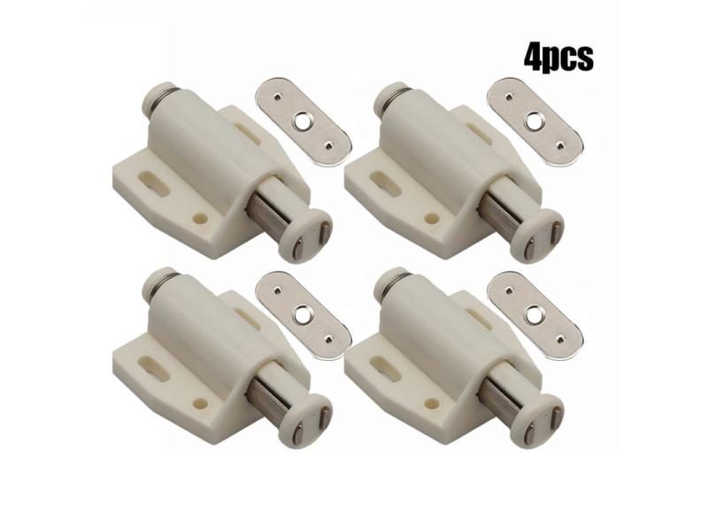4Pcs Single Magnetic Pressure Push Open Touch Latch For Cupboards Carousel 1