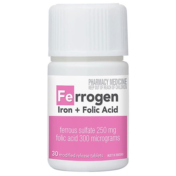 Ferrogen Iron & Folic Acid MR Tablets 30 Carousel 1