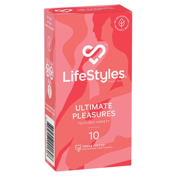 LifeStyles(R) Ultimate Pleasures Condoms 10 Pack Carousel 1
