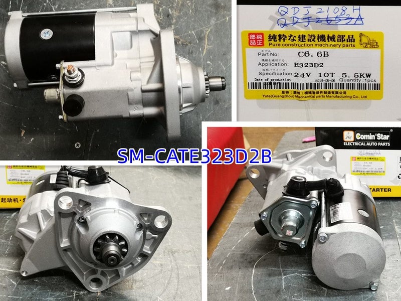 Digger Starter Motor for CAT / EX / SH / SK / DH / Toyota / Hyundai / Doosan Carousel 2