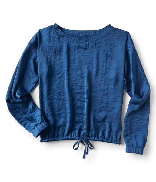Aeropostale Womens Long Sleeve Knit Blouse, NWT Carousel 1
