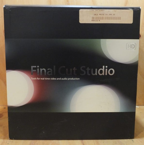 APPLE FINAL CUT STUDIO SOFTWARE WITH MANUALS Carousel 1