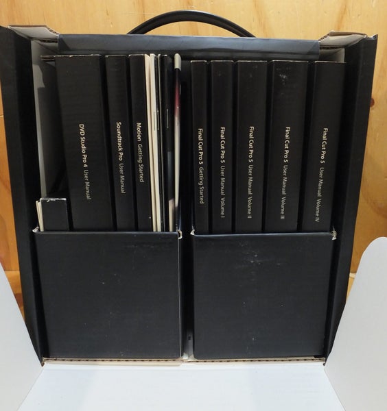 APPLE FINAL CUT STUDIO SOFTWARE WITH MANUALS Carousel 2
