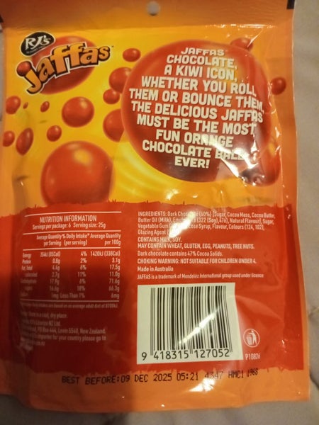 END OF AN ERA : RJ'S JAFFAS 150g Carousel 2
