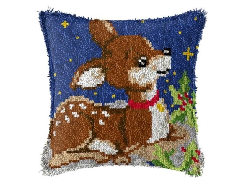 New Cat Giraffe Dog Series Latch Hook Mat Kits Embroidery DIY Button Pad Carousel 1