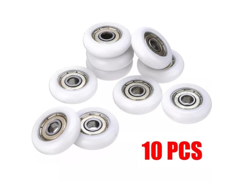 8/10Pcs Shower Cabin Rollers Replacement Runner Wheels 19/23/25mm Wheel Carousel 1