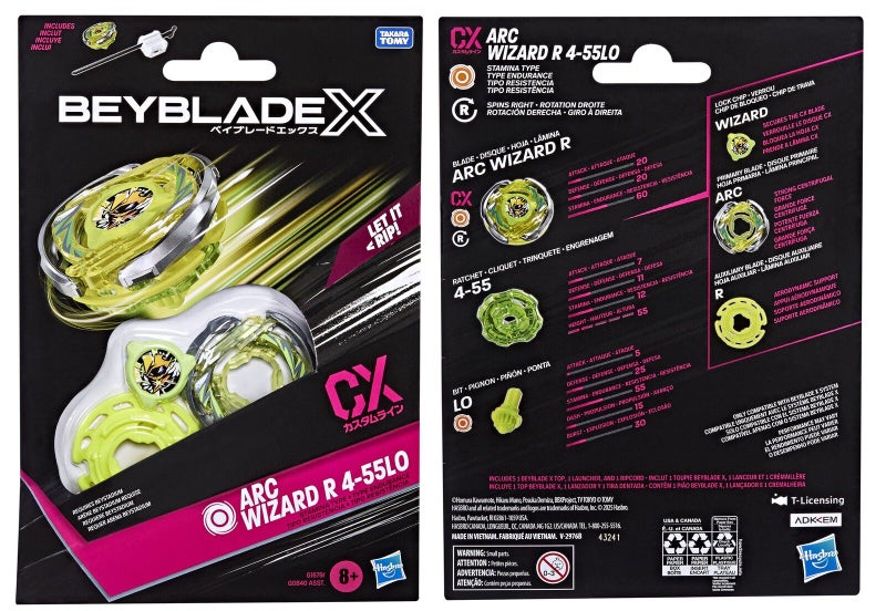 Beyblade X: Arc Wizard R 4-55LO - Starter Pack Carousel 4