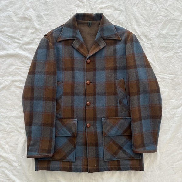 Vintage 1970s Swanndri Kahu Pure Wool Coat NZ Made629832587723551110