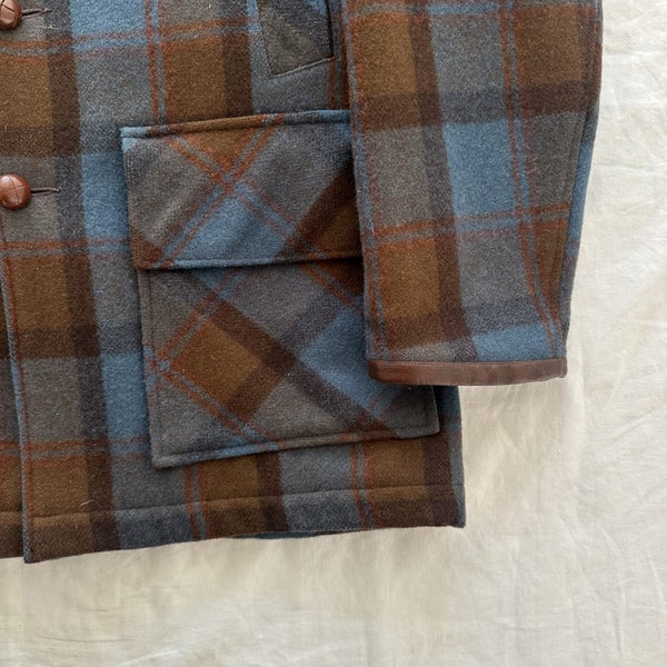 Vintage 1970s Swanndri Kahu Pure Wool Coat NZ Made62983258772355111