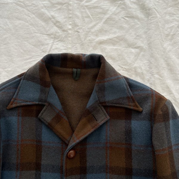 Vintage 1970s Swanndri Kahu Pure Wool Coat NZ Made62983258772355112