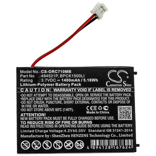 Replacement 494251P Battery for ORICOM Secure SC 710 705 703 SC705 SC701 SC70... Carousel 2